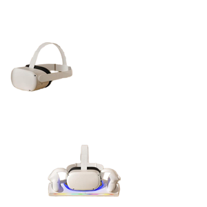 Accesorios <span class=keywords><strong>para</strong></span> Realidad Virtual, 2 Soportes de Carga, Cargador Rápido, Absorción Magnética, Compatible con <span class=keywords><strong>PC</strong></span>, Base Duradera, Caja <span class=keywords><strong>para</strong></span> <span class=keywords><strong>Casco</strong></span> de Realidad Virtual, Modelo Q6 CE - Product Image 1