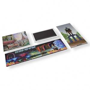 Aimants de réfrigérateur en étain personnalisés, logo personnalisé, aimants métalliques pour la publicité - Product Image 2