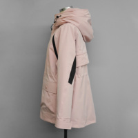 Mode extérieur Parkas veste femmes coréen 2025 montagne ample à capuche épaissir chaud vers le bas coton rembourré manteaux rose