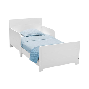 MySize Modern Style Bianca White Pine Wood Toddler Bed Children's <strong>Cribs</strong> for Bedroom Furniture - Product Image 1