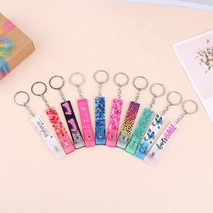 Gantungan Kunci Kartu Kredit Akrilik, Gantungan Kunci Pengambil Klip Plastik untuk Kuku Panjang, Gantungan Kunci Klip Plastik - Product Image 4