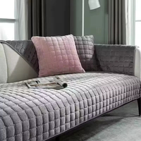 Housse de protection pour canapé sectionnel, housse de protection pour meubles, taille personnalisée, moderne, unie, lavable, extensible, décorative