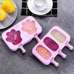 Tự làm dễ thương kem Silicone khuôn nhà thân thiện với phim hoạt hình sáng tạo công cụ với tính năng bền vững cho <span class=keywords><strong>Ice</strong></span> <span class=keywords><strong>Cream</strong></span> Stick - Product Image 6