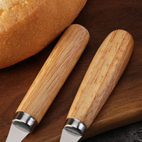 Acessórios de Panificação: Faca de Padeiro para Pão, Ferramenta para Marcar Massa de Pão de Fermentação Natural, Lâmina de Padeiro com Cabo de Carvalho e 5 Lâminas de Reposição