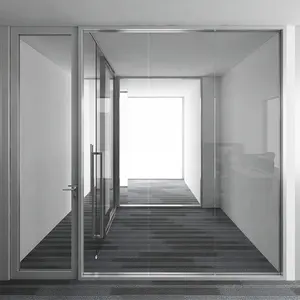 Prix bas, cloisons pliantes insonorisées, panneaux de séparation acoustiques mobiles pour bureau, séparateur de pièce, cloison de bureau en verre - Product Image 1