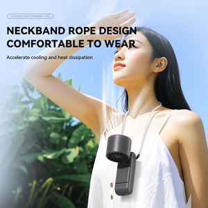 2025 New Arrival Xách Tay USB Có Thể Sạc Lại Thể Thao Điện Mini Mát Fan Có Thể Gập Lại Cầm Tay Hiển Thị Kỹ Thuật Số 5V Không Cánh Pin - Product Image 4