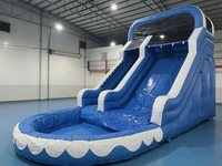 Toboggan aquatique gonflable personnalisé pour enfants, trampoline commercial pour parcs à thème intérieurs/extérieurs – Vente chaude