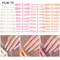 KADS 22*20 Embouts/Boîte – Faux Ongles Longs Cercueil Français à Presser, Couverture Complète, en ABS, Pré-conçus, Surface Anti-casse