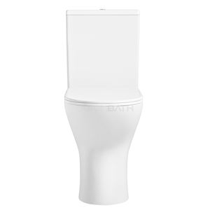 وعاء مرتفع من Ortonbath ، مراحيض بارتفاع من قطعتين ، وعاء أبيض طويل القامة مستدير ، مقعد مرحاض سريع التحرير ، ظهر اقتصادي - Product Image 3