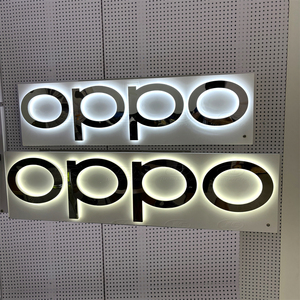 Double Sided <span class=keywords><strong>LED</strong></span> dấu hiệu đầy đủ ngoài trời cửa hàng hiển thị cho quảng cáo điện tử bảng cà phê với Backlit Bảng chữ cái sáng - Product Image 4