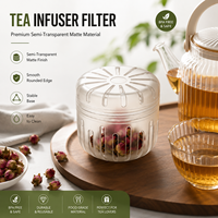 Infuseur à thé réutilisable, filtre à thé en vrac pour théière, tasse ou mug