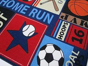 Tapis de sport pour enfants en nylon réversible antidérapant, adapté aux animaux domestiques, lavable, rembourré, résistant aux taches, antimicrobien, <span class=keywords><strong>football</strong></span>, baseball, camping - Product Image 4