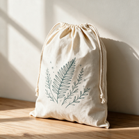 Sac à cordon pliable en toile de coton, motif dessin animé, écologique, grand format, réutilisable, pour la gym, le sport et le rangement quotidien
