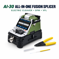 Soudeuse par fusion à alignement de cœur pour lignes troncales AI-30, à arc automatique et 6 moteurs, pour projets de réseaux de fibres optiques de qualité opérateur