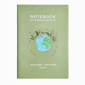Nuevo Cuaderno Ecológico de PU de Alta Gama con Certificación GRS, Superficie Suave con Textura de Lichi, Personalizable para Empresas - Product Image 5