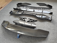Nouveau kit de carrosserie en fibre de carbone de style D pour Lamborghini Huracan LP610 diffuseur de jupe d'angle avant et becquet arrière