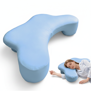 Cuscino Ergonomico Jiyimei Personalizzabile con Logo in Tessuto, per Dolore a Collo e Spalle, in Memory Foam, per Dormire sul Fianco con Foro per il Braccio - Product Image 1