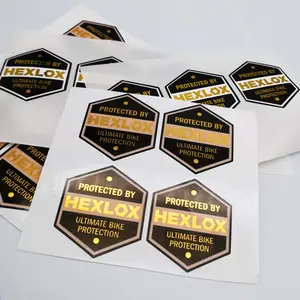 Ronde Custom Label Transparant Self Custom Adhesive Label Stickers Verpakking Stempel Label
