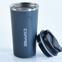Mug de voyage en acier inoxydable à double paroi sans BPA, tasse à café thermique