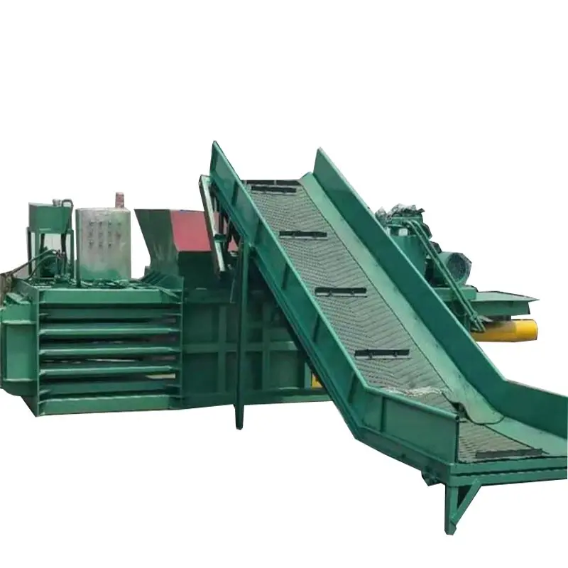 Automatic Cardboard Horizontal Baler Manual Dasi Baler Auto Plastik Botol Pet Strapping Baler