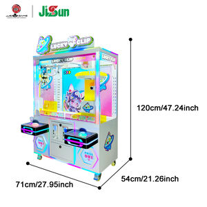 Nouvel Arrivage – Grue à Monnayeur Métallique Personnalisable pour Deux Joueurs, Idéale pour Centres de Divertissement et Distributeurs Automatiques - Product Image 2