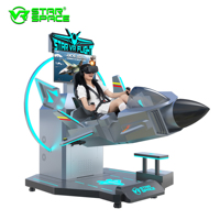 Simulador de Avión VR, Juego de Vuelo Inmersivo, Simulador de Vuelo Virtual 9D, Máquina de Juegos VR para Centros Comerciales