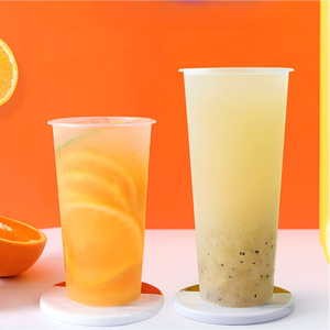 Gepersonaliseerde <span class=keywords><strong>plastic</strong></span> drinkbeker met aangepast logo, 90 injectie, wegwerpbaar, transparant PP, 16oz <span class=keywords><strong>plastic</strong></span> beker met deksel - Product Image 1