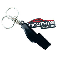 Dessin animé Mini Cool voiture porte-clés pendentif modèle créatif ornements voiture porte-clés petit cadeau