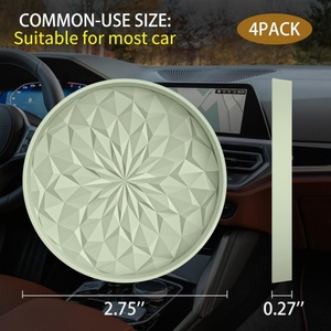 Posavasos Antideslizantes de Silicona para Coche, Portavasos Universales para Todos los Modelos, Múltiples Colores, Materiales de Seguridad Opcionales - Product Image 2