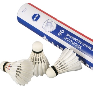 <span class=keywords><strong>2023</strong></span> gran oferta Lingmei90 clase A pluma de <span class=keywords><strong>ganso</strong></span> bádminton volante - Product Image 3