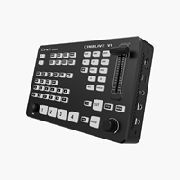 CineTreak CINELIVE V1 HD LCD Commutateur vidéo HD-MI PGM 1080P PTZ Caméra Contrôle VS Blackmagic Design ATEM Mini pro