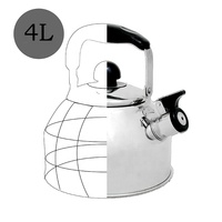 Nouveau design de bouilloire à thé sifflante en acier inoxydable 3,0 L Meilleur vendeur Bouilloire avec eau à induction de qualité alimentaire Capacité de 2,5 L