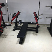 Équipement de gymnastique Plaque de force chargée Machine Incline Chest Press Iso-Lateral Horizontal Bench Press