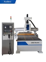 Fresadora CNC Automática de Alta Resistencia 1325 con ATC, Máquina de Tallado de Madera de 3 Ejes con Servomotor AC, Cortadora para Acrílico y PVC