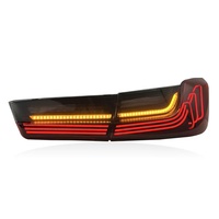 Feux arrière à LED pour BMW Série 3 G20 G28 2019-2022 Berline, clignotants séquentiels, fumés, paire, LED DC