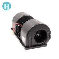 Moteur de ventilateur de chauffage et d'évaporateur de climatisation 24V à double roue pour autocar 12V