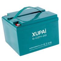 Batterie au plomb scellée XUPAI 6-DZM-28 12V 28AH pour vélo électrique, batterie GEL avec longue durée de vie