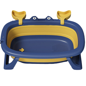 อ่างอาบน้ำเด็กแบบพับได้คุณภาพสูง PP+TPE ทรงตรงขนาดใหญ่ ใช้งานได้หลากหลาย 67x44x20 ซม. - Product Image 1