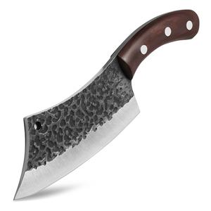 سكين الجزار الصرب متعدد الوظائف من الستانليس ستيل عالي الكربون مصنوع يدويًا سكين الجزار الصرب مع غمد سكين مصنوع من البولي يوريثان - Product Image 6