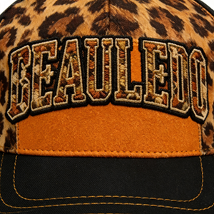 หมวกแก๊ปทรงทรัคเกอร์ลายเสือดาว ลดราคาพิเศษ ปรับขนาดได้ด้วยตาข่ายด้านหลัง พร้อมปักลายคำว่า BEAULERO สำหรับสวมใส่ลำลองสไตล์สตรีท - Product Image 2