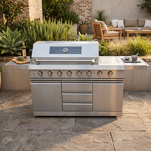 <span class=keywords><strong>Barbecue</strong></span> de jardin modulaire très demandé, essentiel, certifié CE 8B, grill BBQ sans formaldéhyde, en acier inoxydable, cuisine extérieure - Product Image 1