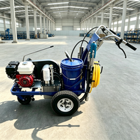 Machine manuelle à perles pour la pose de peinture réfléchissante sur marquage routier