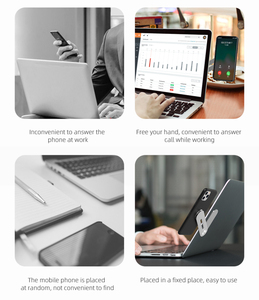 Faltbarer Magnetischer Laptop-Seitenhalter für Mobiltelefone, Magnet-Notebook-Handyhalterung für <span class=keywords><strong>iPhone</strong></span> <span class=keywords><strong>12</strong></span> - Product Image 4