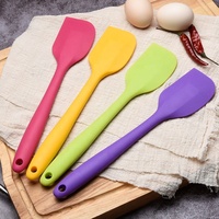 Spatule en silicone pour mélanger, cuire et pâtisser, spatule à beurre et crème pour gâteaux, outils de pâtisserie