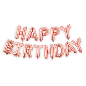 Factory Supplier 16 Inch Happy Birthday Foil <b>Balloon</b> Banner Individual Package Birthday 13pcs Letter <b>Balloon</b> Party <b>Decoration</b> - Product Image 3