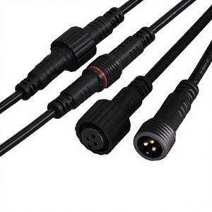 Harnais de câblage étanche en cuivre M14 mâle-femelle avec gaine en silicone à 4 conducteurs <span class=keywords><strong>pour</strong></span> <span class=keywords><strong>pulvérisateur</strong></span> centrifuge de drone de protection des plantes - Product Image 1