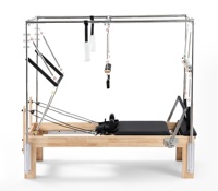 Reformer Pilates en bois de chêne durable avec système trapèze complet