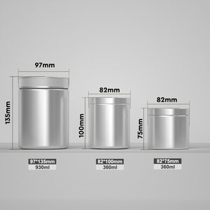 Reliable Aluminum Supplement <b>Container</b> for Health Care Product Packaging - Product Image 2