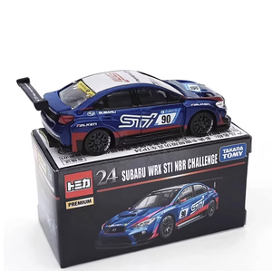 โมเดลรถสีดำของ <span class=keywords><strong>Tomica</strong></span> TP24รถแข่ง WRX STi รุ่น1:64สเกลที่กำหนดเอง - Product Image 4