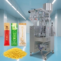 VFFS Multi-Fonction 15g 30g Coin 3-Side Scellage Papier Sachet Pesage Ensachage Machine D'emballage Café Particules Remplissage Alimentaire